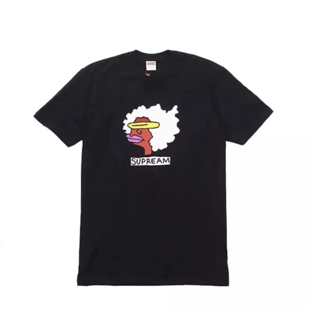 SUPREME Gonz Tee T- Shirt Black Size XL FW17 Head Logo Graphic AUTHENTIC! NEW!
